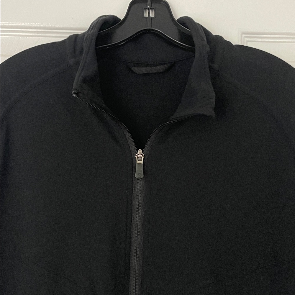 Men's Black Full-Zip Jacket - Picture 2 of 3